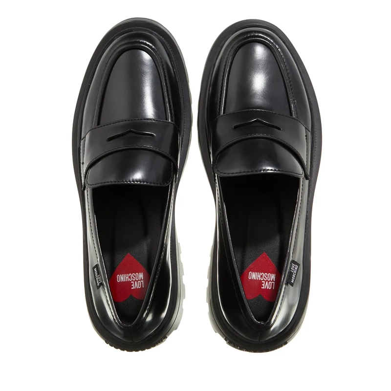 Love Moschino Loafer Her Love Scarpa Donna Nero(Image 4)