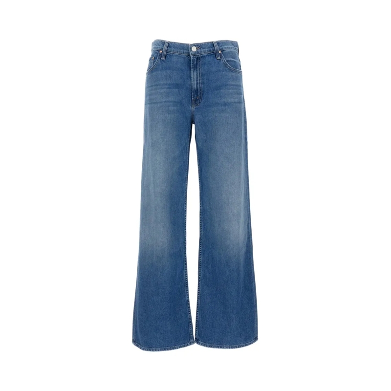 Mother Jeans The Rerun Zip Sneak' Jeans Blue
