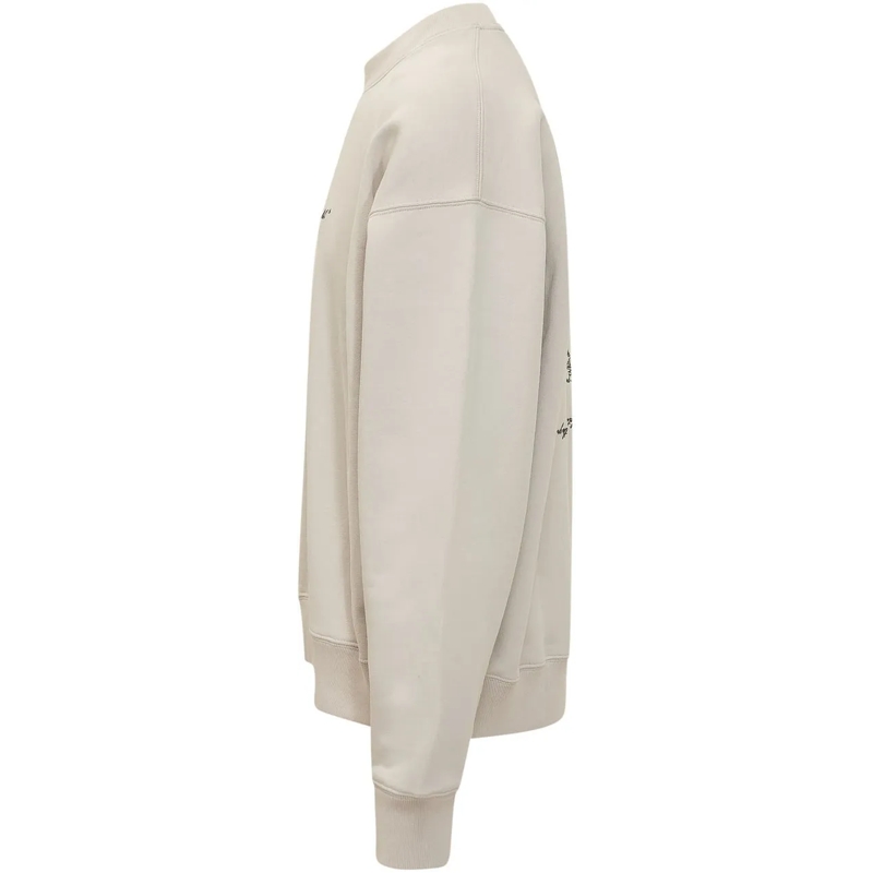 Off-White  Felpa Girocollo con Logo weiß(Image 3)