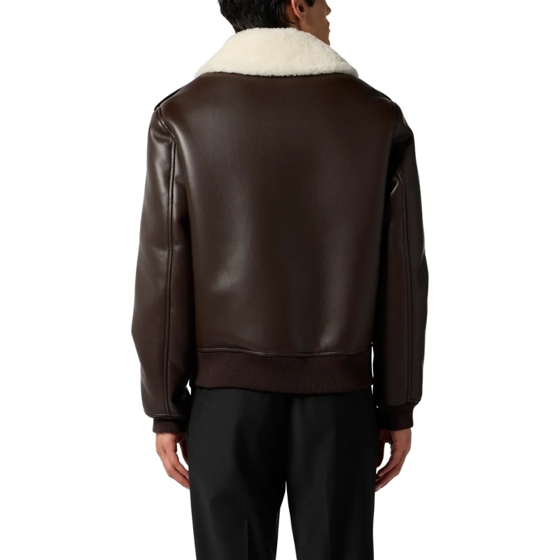 Philipp Plein Lederjacke Jacke braun(Image 2)