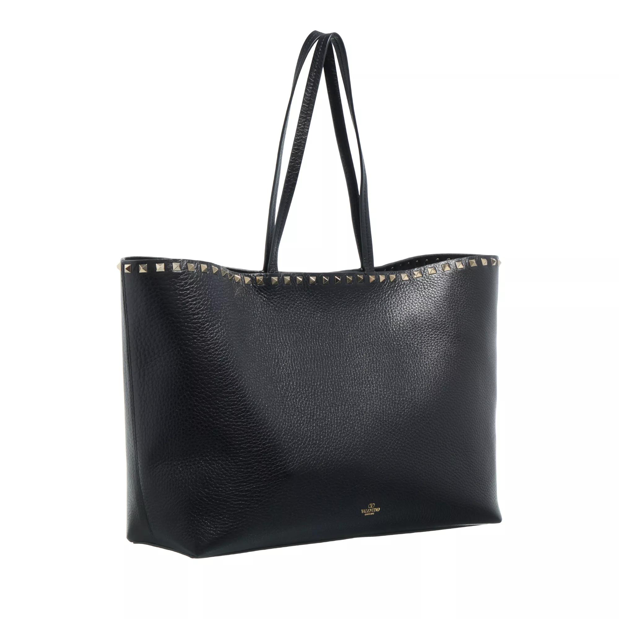 Valentino Garavani Tote Rockstud Nero Shopper