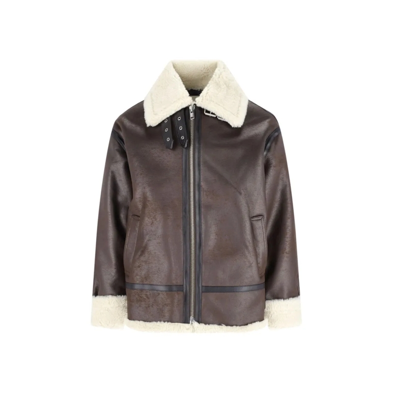 Dunst  Aviator Jacket – Brown Brown