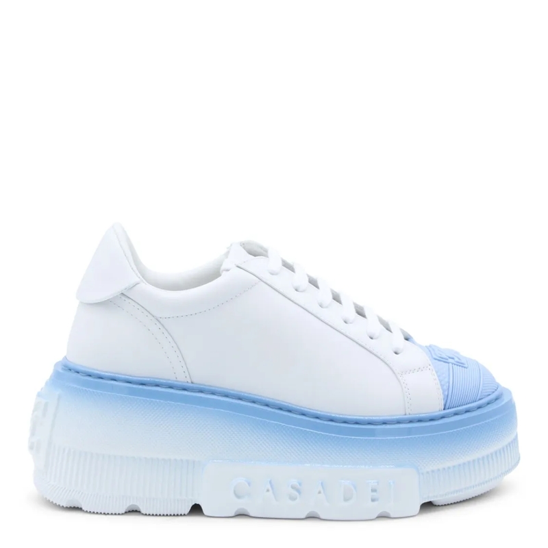 Casadei Low-Top-Sneaker Minimalist White Sneakers With Appeal White