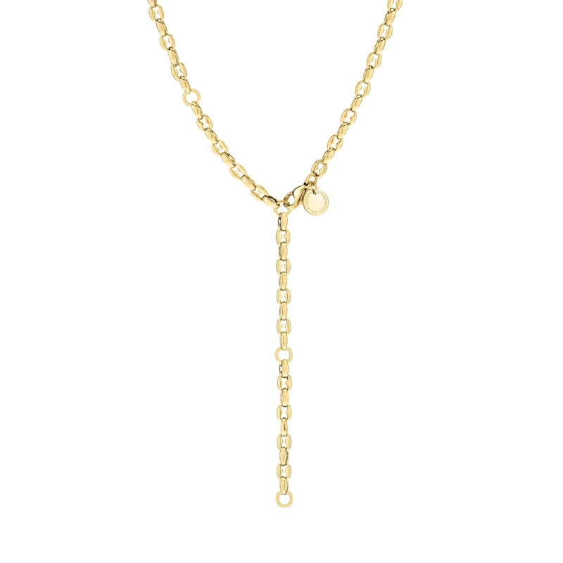 Liebeskind Berlin Mittellange Halskette Edelstahl The Nugget gold