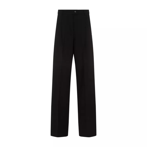 Sportmax Vela Pleated Pants Black 