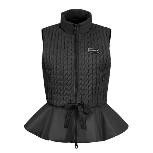 Duvetica Black Telemaco Short Padded Vest Black Gilet