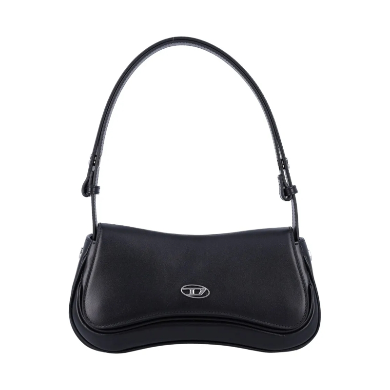 Diesel Clutch Black Leather Play Clutch Black