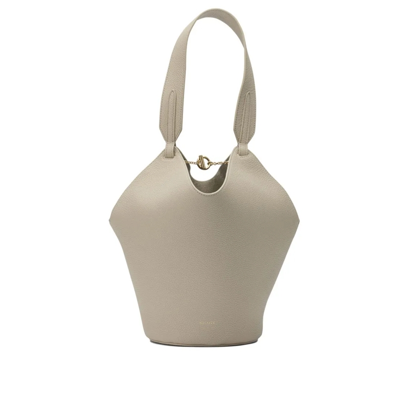 Khaite Schultertasche "Lotus Mini" Shoulder Bag Neutrals