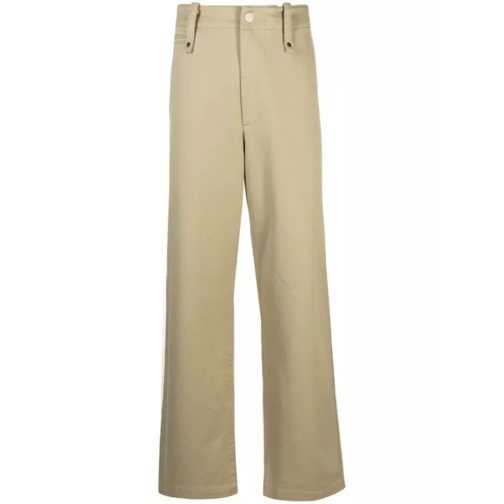 Burberry Beige Straight Trousers Neutrals Kostymbyxor