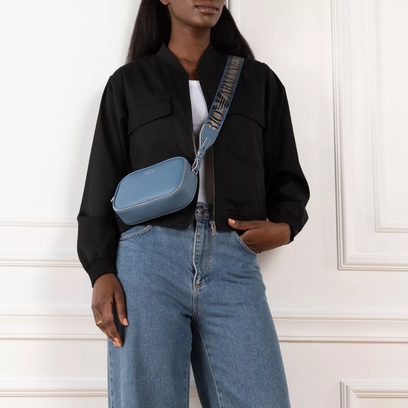 Emporio Armani Camera Bag Minibag Denim Powder Pink(Image 2)