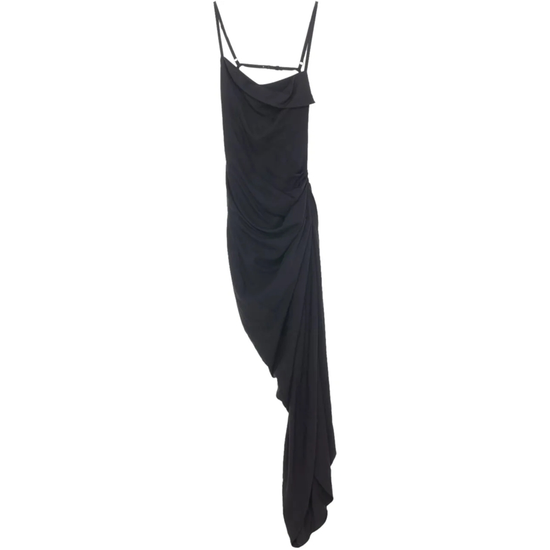 Jacquemus Robe longue Dresses Black schwarz