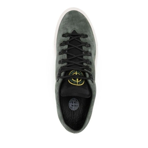 Stone Island sneaker basse Compass-Motif Sneakers Green (Image 4)