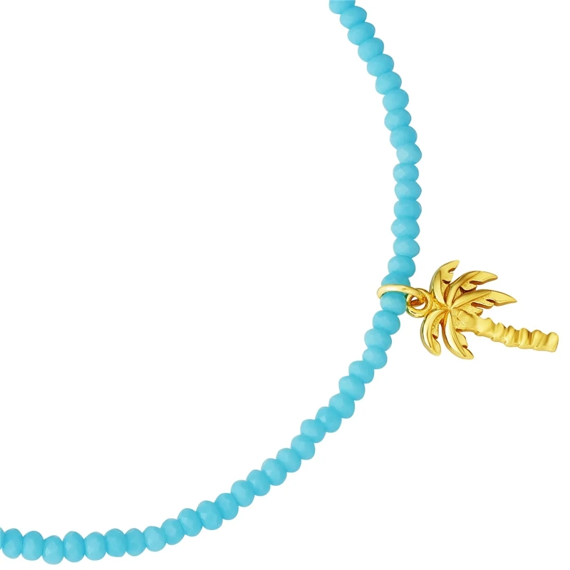 Glanzstücke München Armband Sterling Silber Armband Glas Palme gold(Image 2)