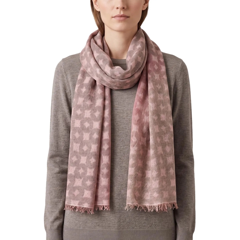 Mala Alisha Écharpe légère Tuch Mirage aus Kaschmir pink(Image 5)