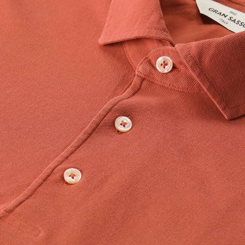 Gran Sasso Polo Poloshirt aus Baumwolle grün(Image 12)