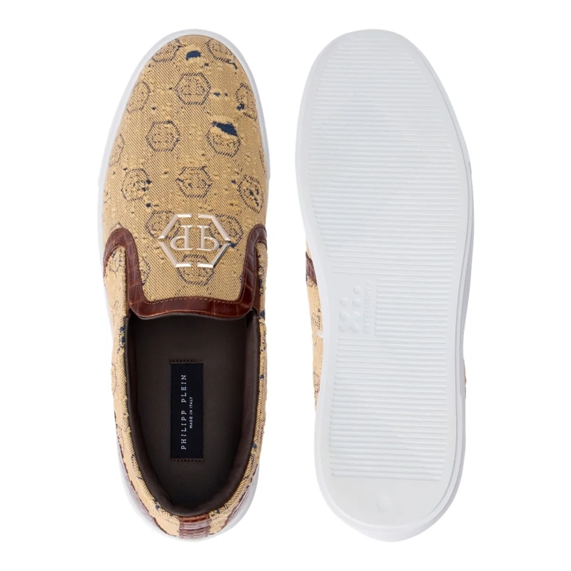 Philipp Plein Low-Top-Sneaker Warum sollte man in seiner Freizeit auf Eleganz ve braun(Image 4)