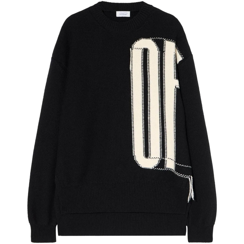 Off-White  Heren 3D Stitch Sweater Grijs grau