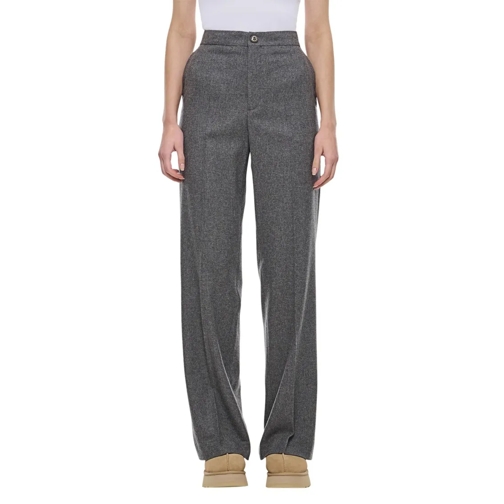 Moncler  High Waist Pants Grey