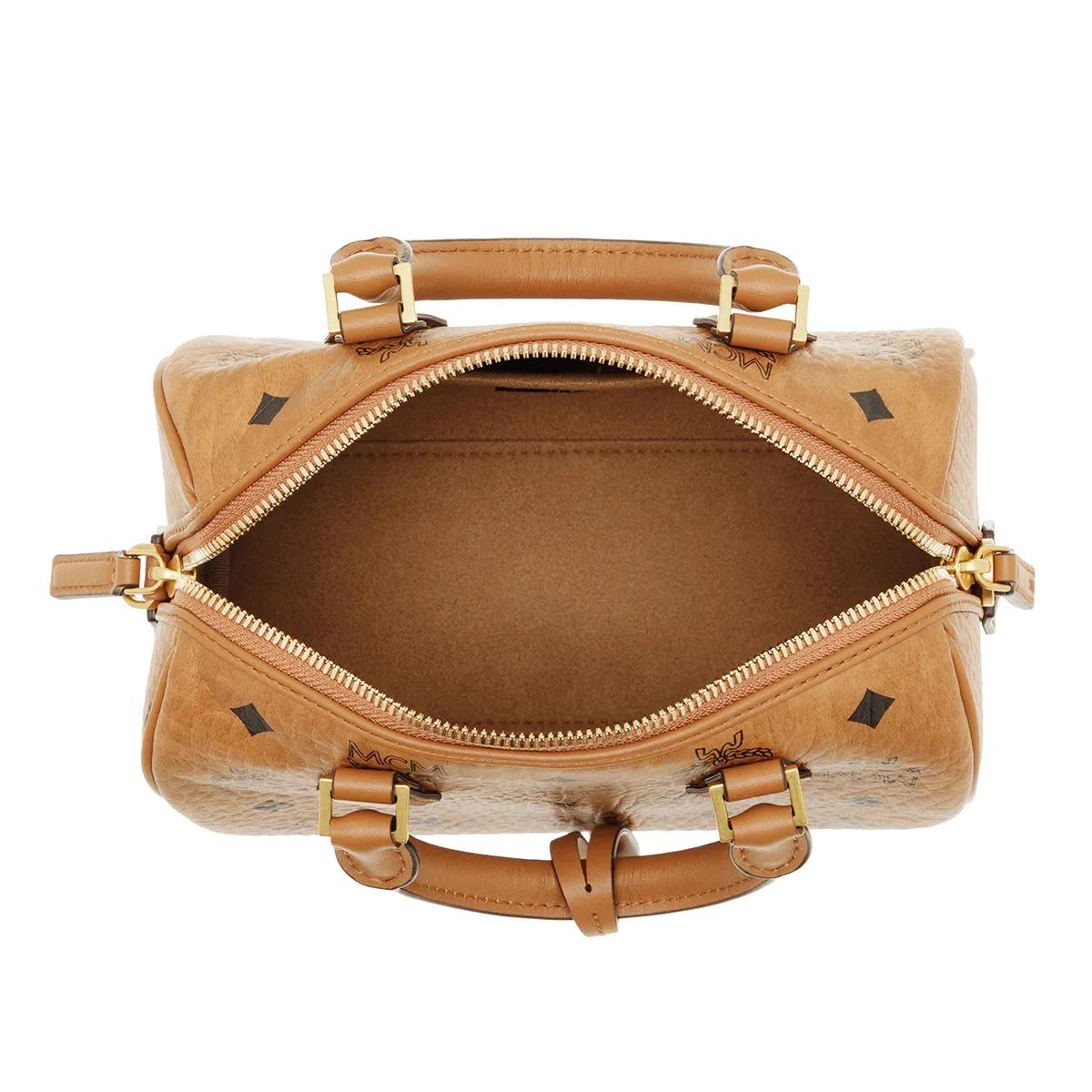 MCM Bowlingtassen Ella Boston Small in cognac