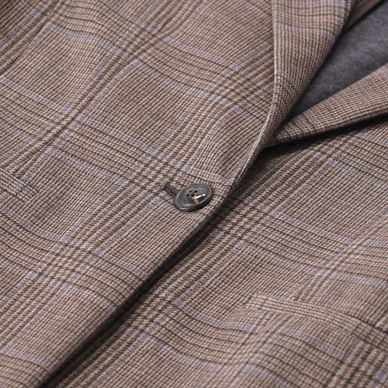 fashion Blazer Blazer aus Baumwoll-Mix braun(Image 4)