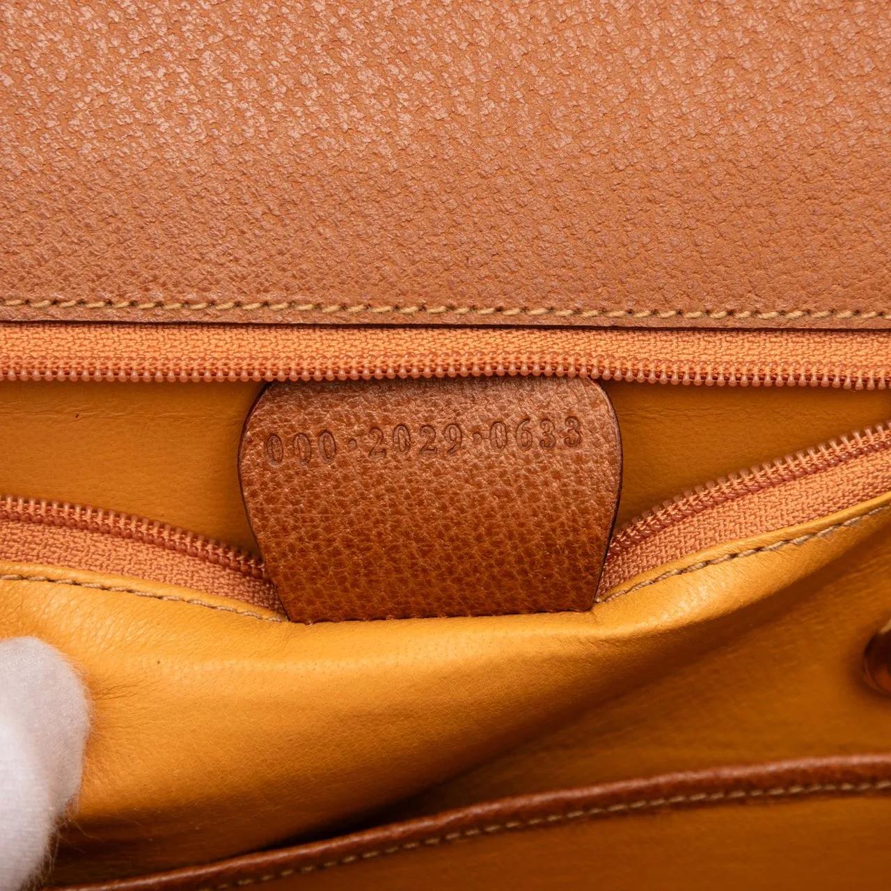 Thumbnail - Gucci Hobo Bags - Grained Calfskin Bamboo Night - Gr. unisize - in Braun - für Damen