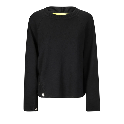 Marques' Almeida Pullover Merino Wool Sweater Black