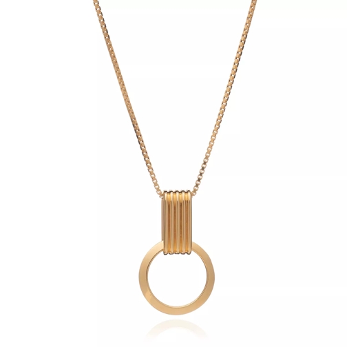 Rachel Jackson London Eternity Circle Gold Necklace Gold Kort halsband