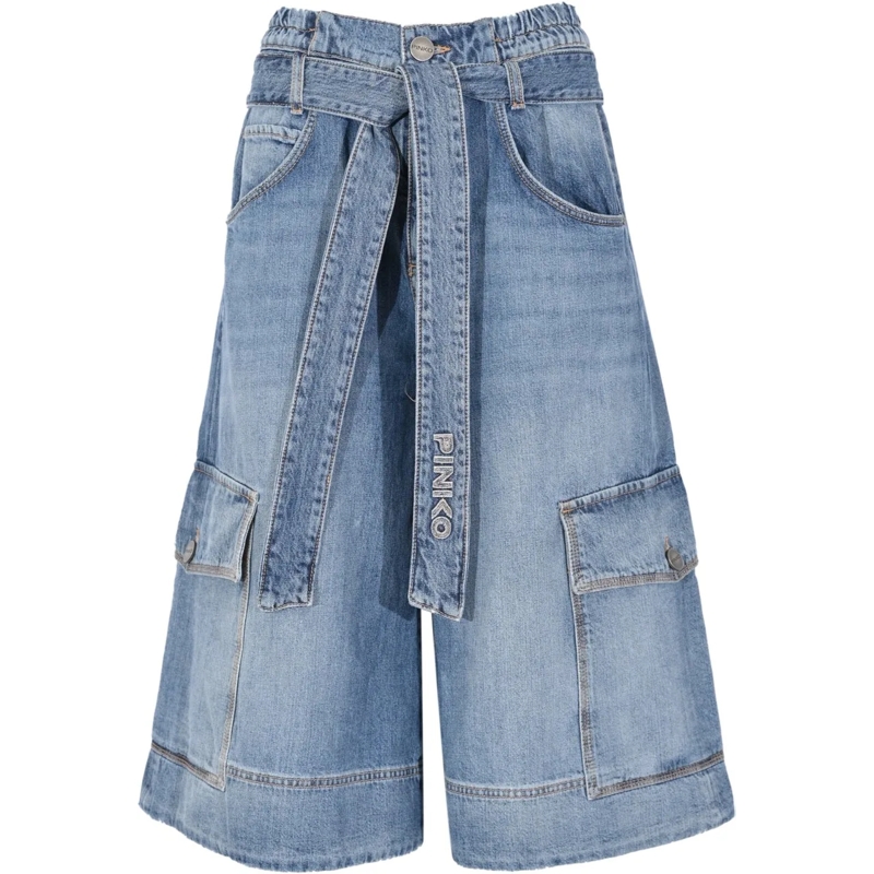 Pinko Shorts Trousers blau