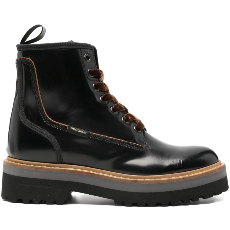 Woolrich Stiefel Boots Black schwarz