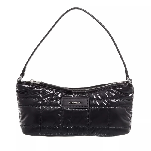Calvin Klein Ck Must Nylon Shldr Bag Sm Quilt Ck Black Pochette-väska