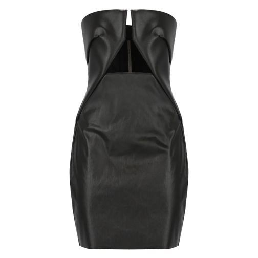 Rick Owens Prong Dress Black Mini Jurken