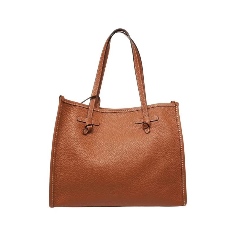 Gianni Chiarini Fourre-tout Hammered Leather Shopper Brown