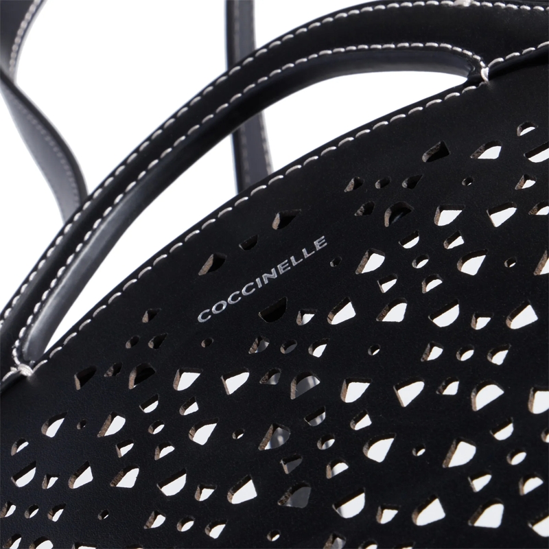 Coccinelle Shopper Coccinelle Amalia Cow.Per. Noir(Image 4)