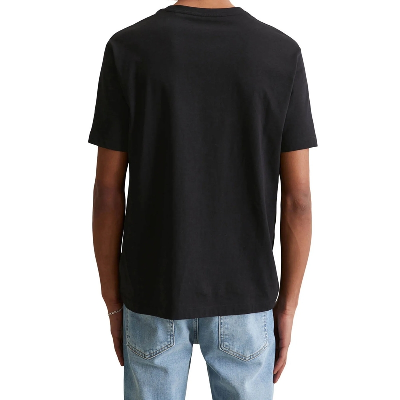 Marc O´Polo Hemd T-Shirt, SSL, Logo Print, Reg F 1er Pack schwarz(Image 2)