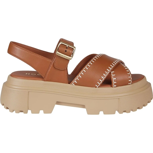 Hogan Sandale H644 Sandals Brown schwarz