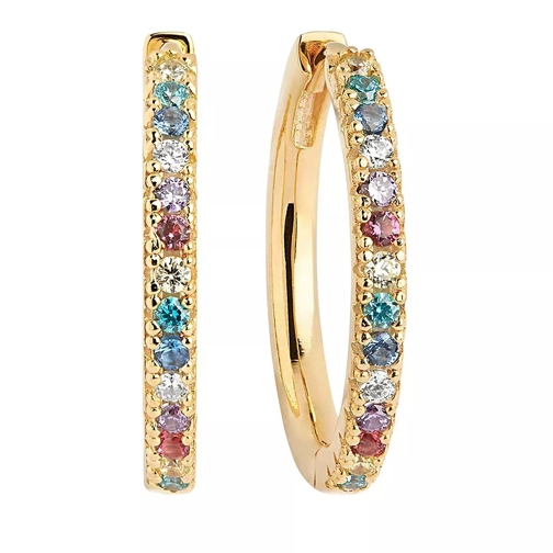 Sif Jakobs Jewellery Ellera Grande Earrings 18K Yellow Gold Plated Ring