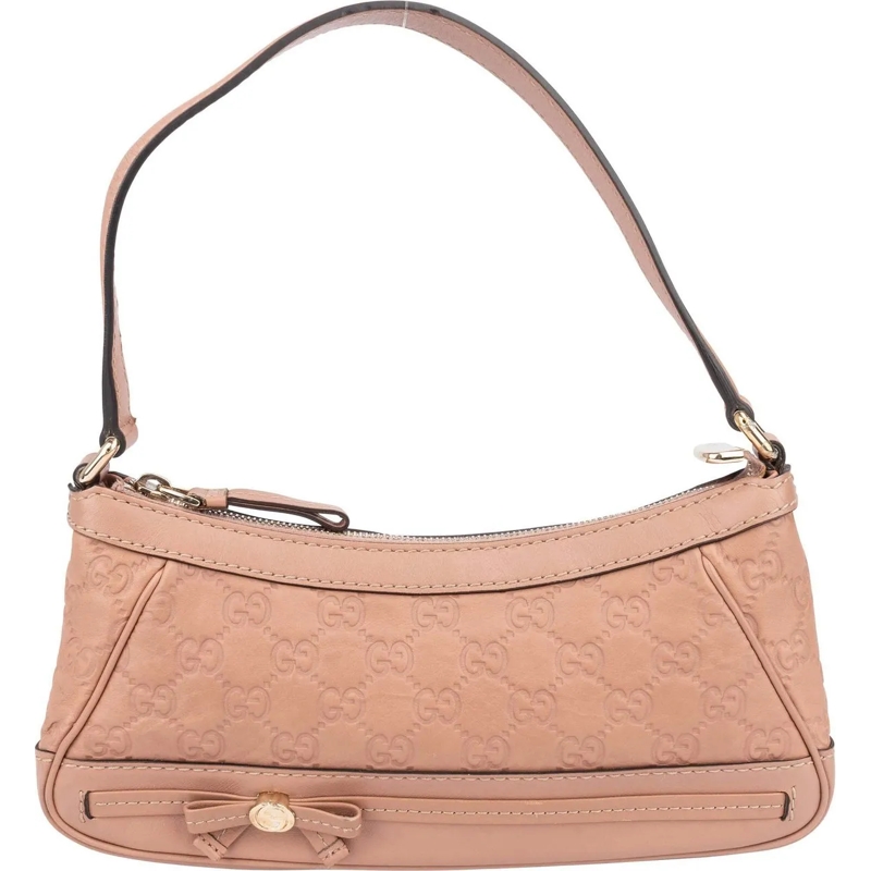 Gucci Schultertasche Gucci Leather GG Monogram Mini Princy Handbag rose