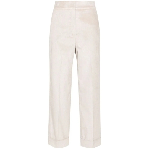 Peserico Cropped Trousers Neutrals 