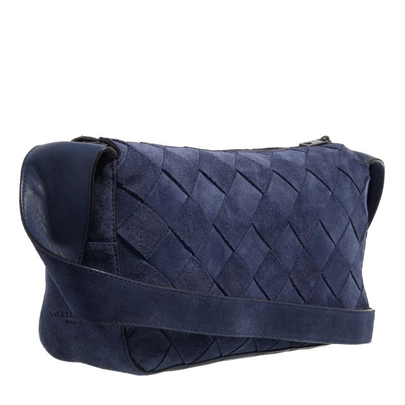 Liebeskind Berlin Crossbody Bag Sky Ii Woven Promo Suede + Tokyo Sheep Peacoat(Image 3)