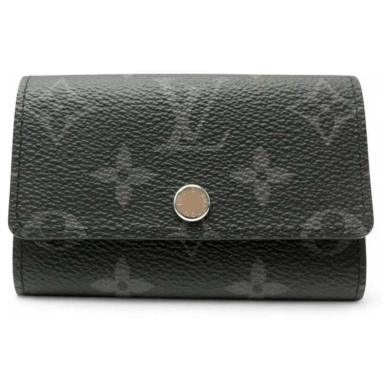 Louis Vuitton Geldbörse NEUER LOUIS VUITTON MULTICLES 6 MONOGRAM ECLIPSE S schwarz