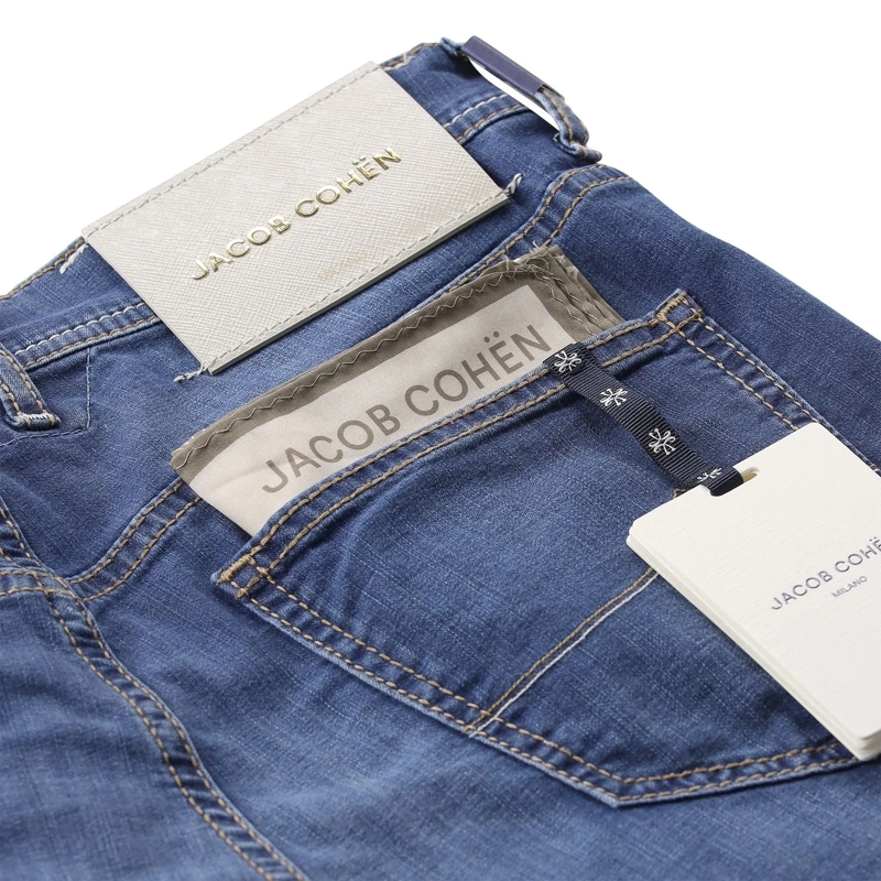 Jacob Cohen Bermuda Shorts Slim-Fit Shorts Nicolas blau(Image 4)