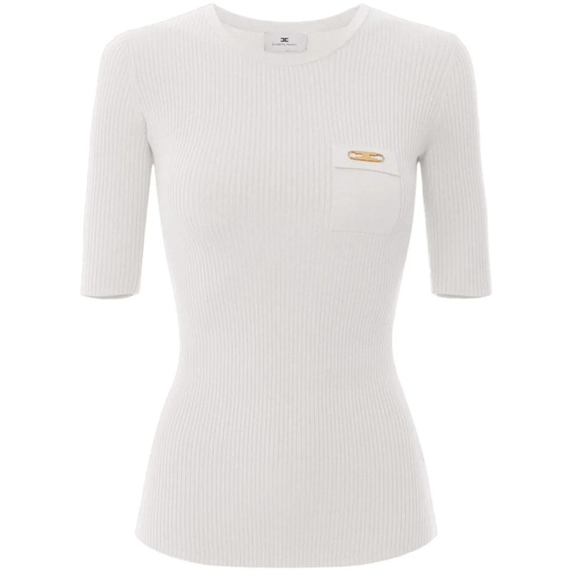 Elisabetta Franchi  Sweaters Ivory weiß
