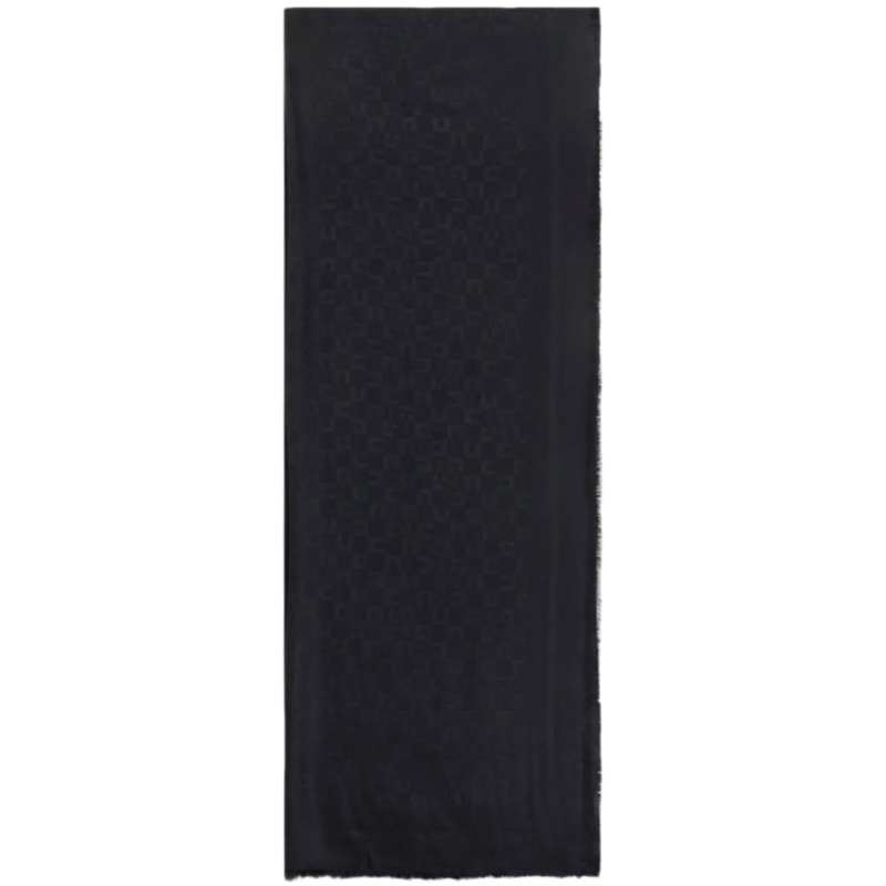 Elisabetta Franchi Écharpe en laine Scarfs Black schwarz