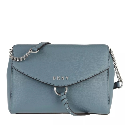 DKNY Lola Flap Crossbody Coastal Blue Crossbody Bag