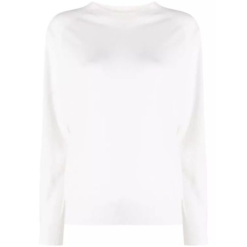 Peserico Long-Sleeve Knitted Jumper White 