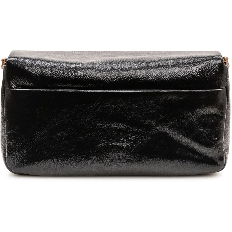 Pinko Schultertasche Borsa Click Soft Baguette con Patta schwarz(Image 4)