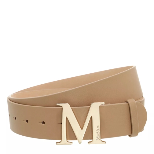 Max Mara Emme Belt Camel Leather Belt