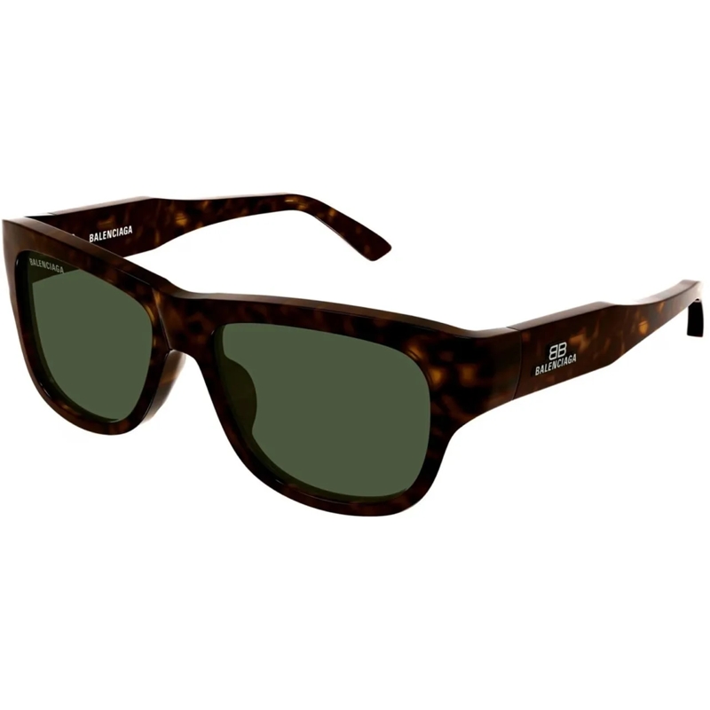 Balenciaga Sonnenbrille Bb0211 Logo Square Sunglasses braun