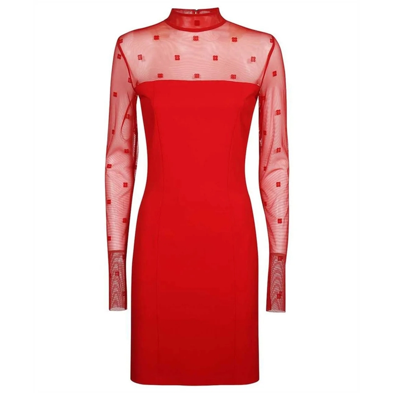 Givenchy  Givenchy 4G Dress rot