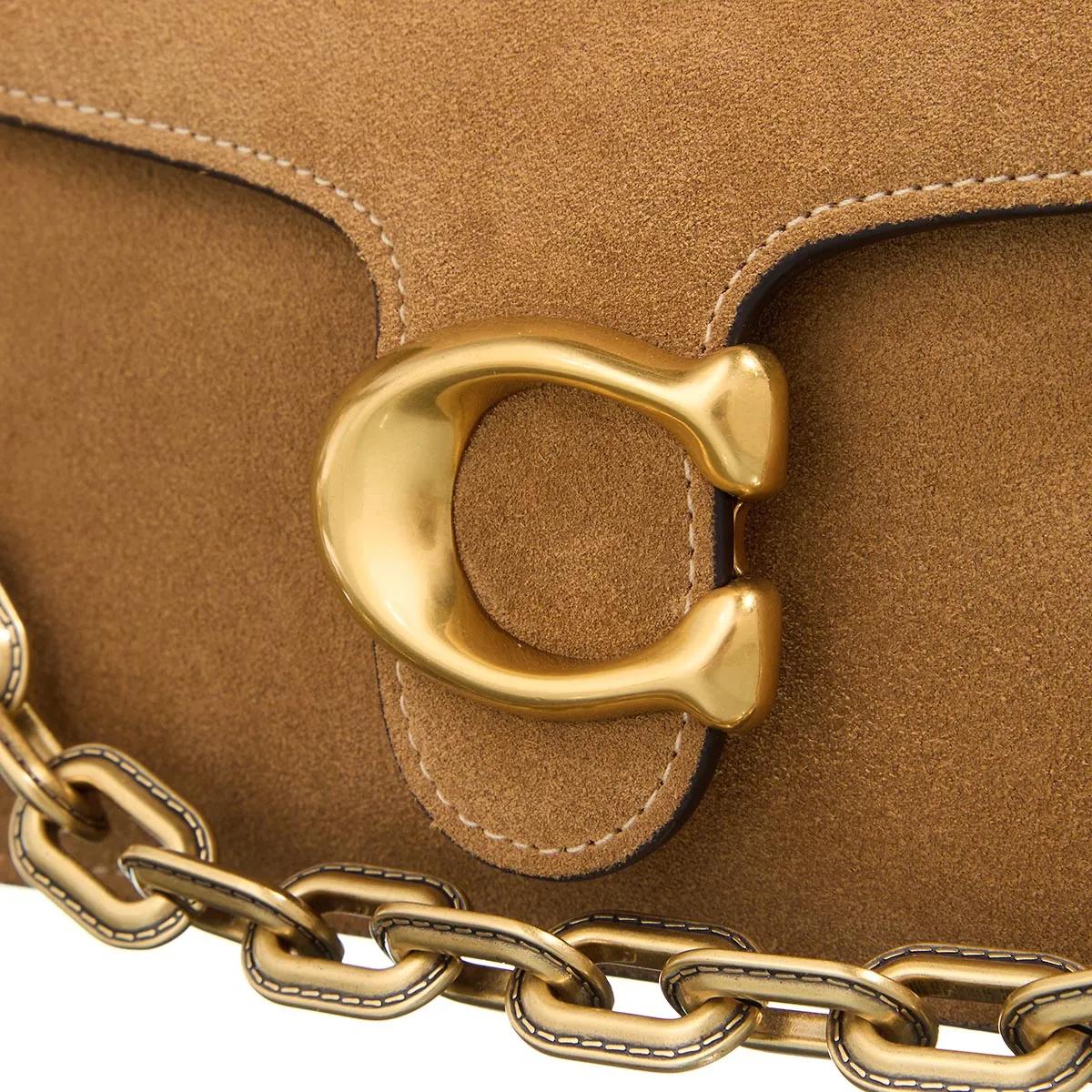 Coach Hobo bags Suede Chain Tabby;Brass Sand in beige